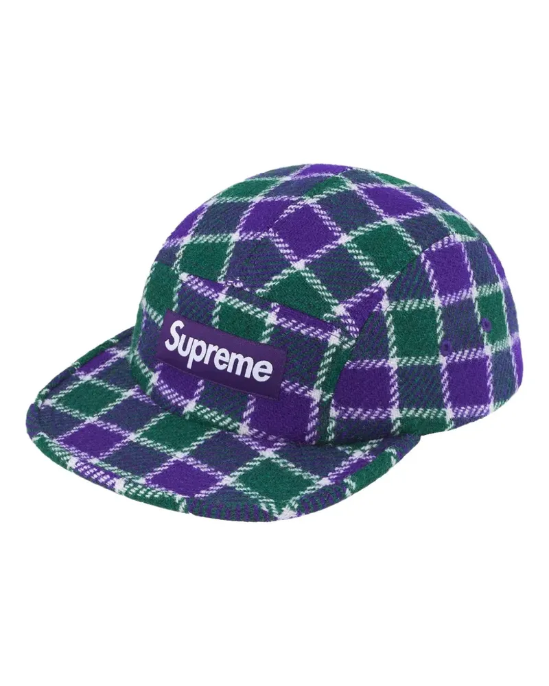 Supreme Being Harris Tweed camp cap - Violett Violett
