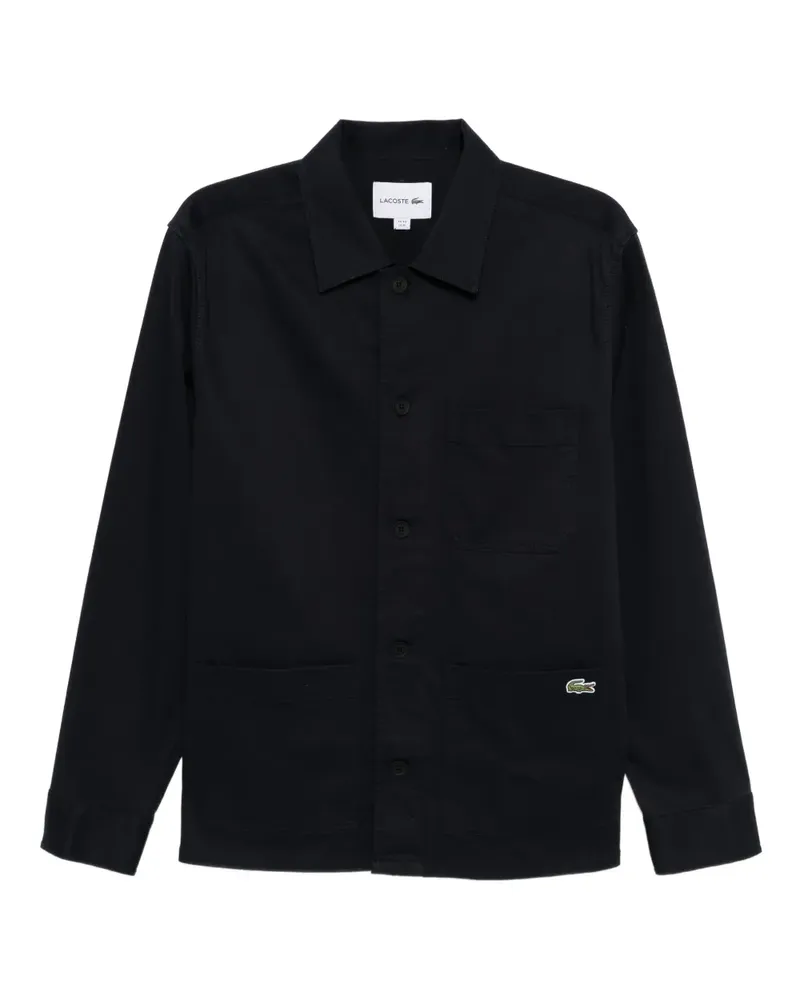 Lacoste Hemdjacke mit Logo - Blau Blau