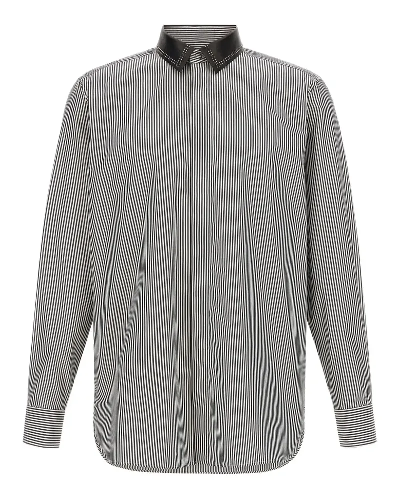 Tom Ford fine bengal stripe fluid fit shirt - Weiß Weiß