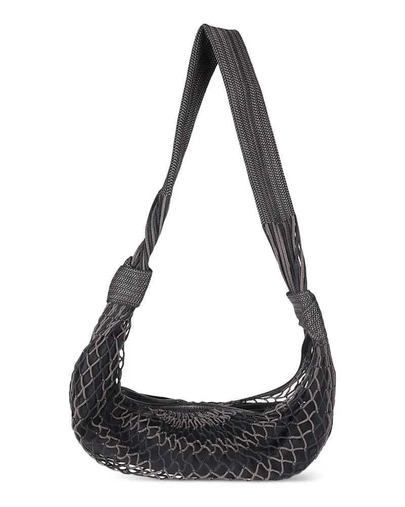 Christophe Lemaire x Filt Croissant Schultertasche - Schwarz Schwarz