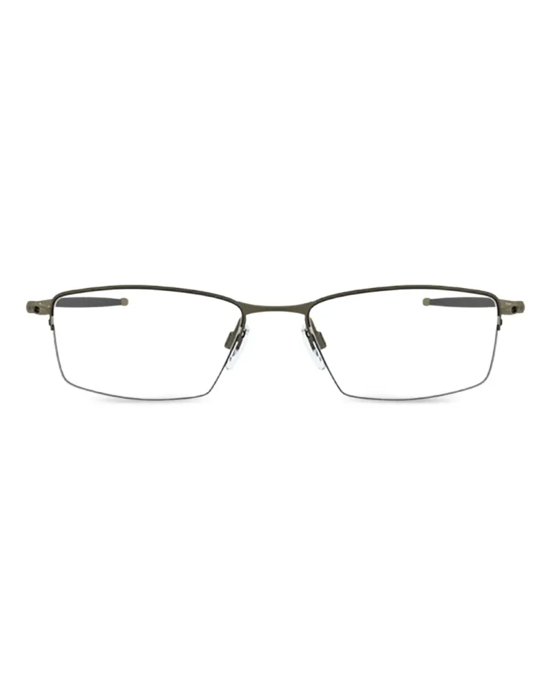 Oakley Eckige Lizard Brille - Silber Silber