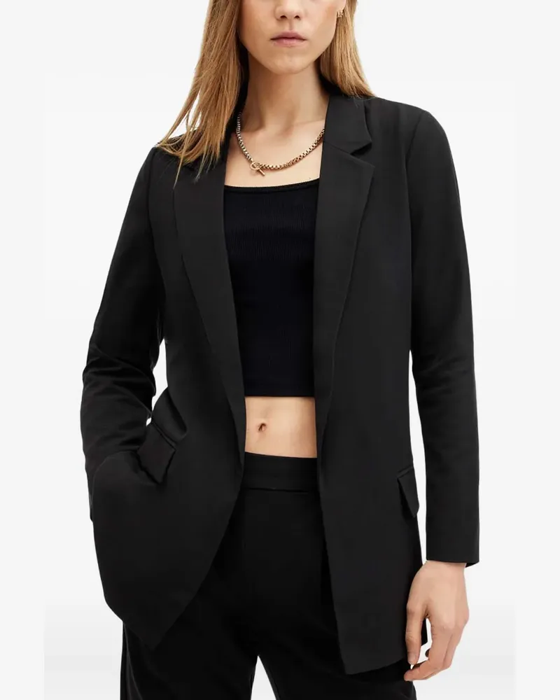 AllSaints open-front blazer - Schwarz Schwarz