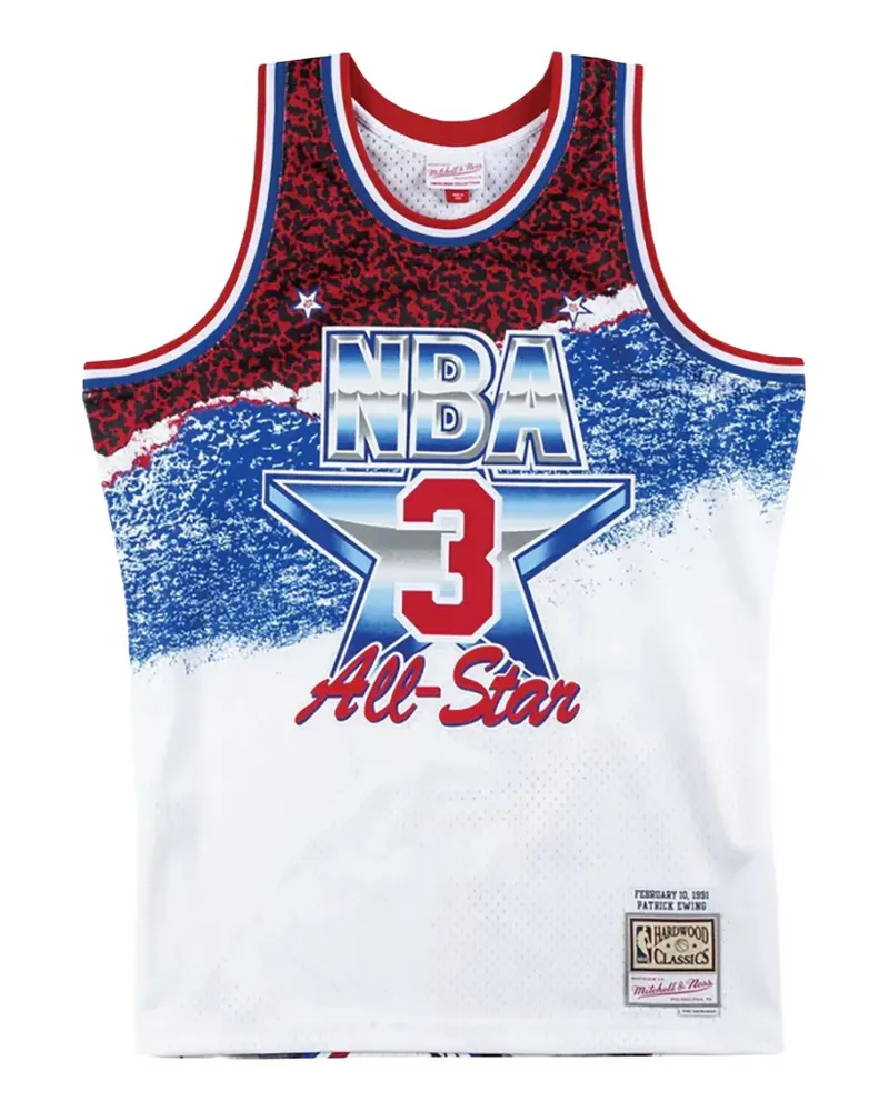 Mitchell & Ness x NBA Patrick Ewing Swingman Weste - Weiß Weiß