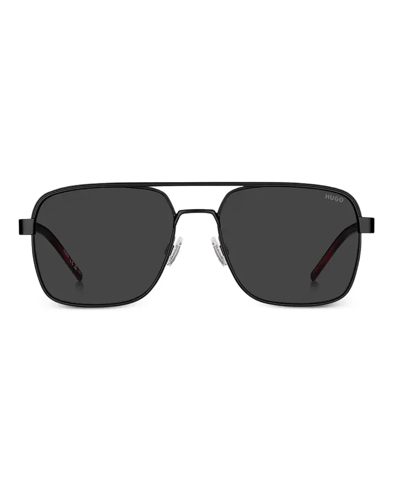 HUGO BOSS Getönte Pilotenbrille - Schwarz Schwarz