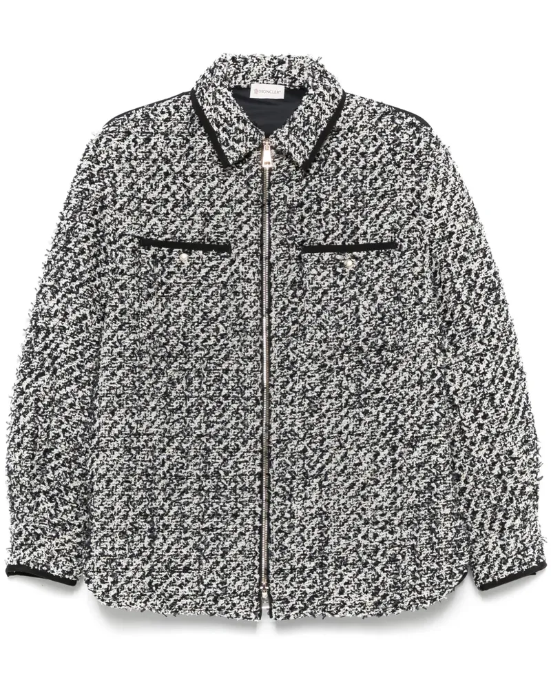 Moncler Gefütterte Jacke - Blau Blau