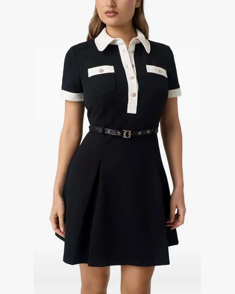 Guess Claudie Minikleid mit Gürtel - Schwarz Schwarz
