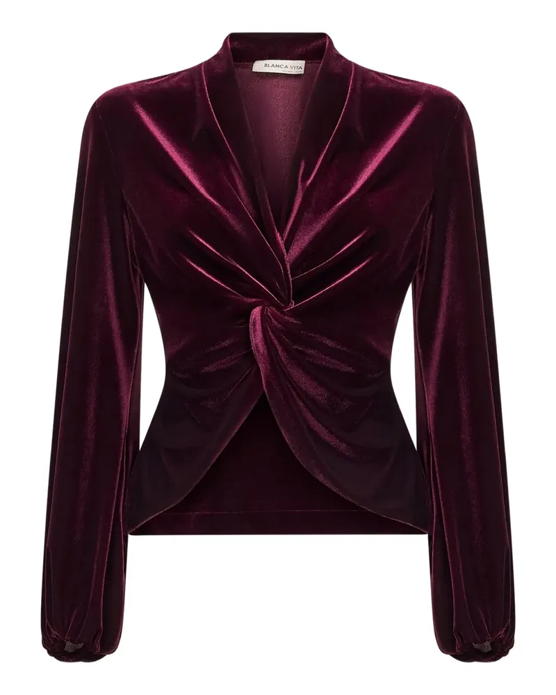 Blanca Berik Bluse - Violett Violett