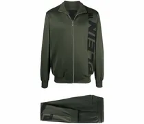 Jogginganzug mit Logo-Print - Grün