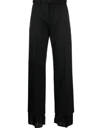 Maison Margiela Ausgestellte High-Waist-Hose Schwarz