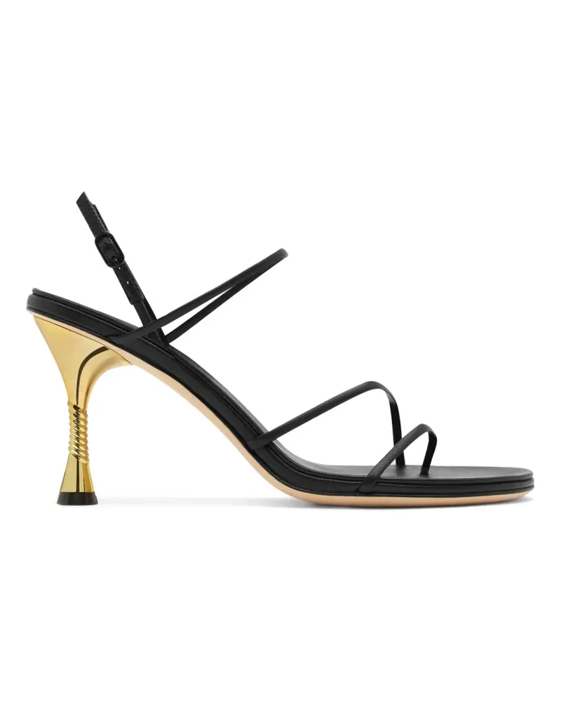 Studio Amelia Helix Sandalen mit Riemen - Schwarz Schwarz