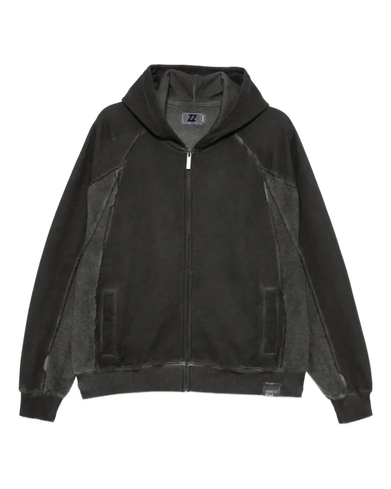 Izzue Hoodie mit Logo-Stickerei - Grau Grau
