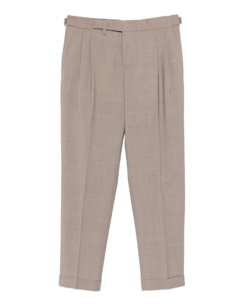 Briglia 1949 pleated cuffed trousers - Nude Nude