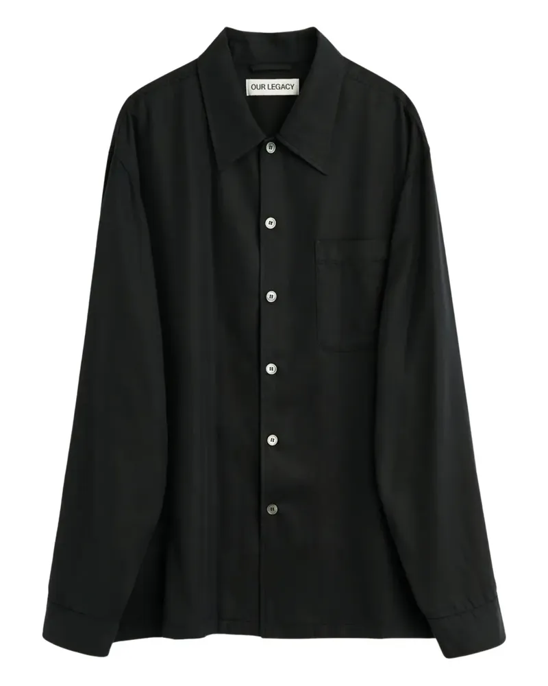 Our Legacy long-sleeves shirt - Schwarz Schwarz