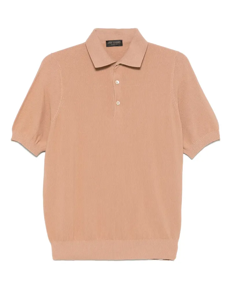 Dell'oglio Gestricktes Poloshirt - Nude Nude