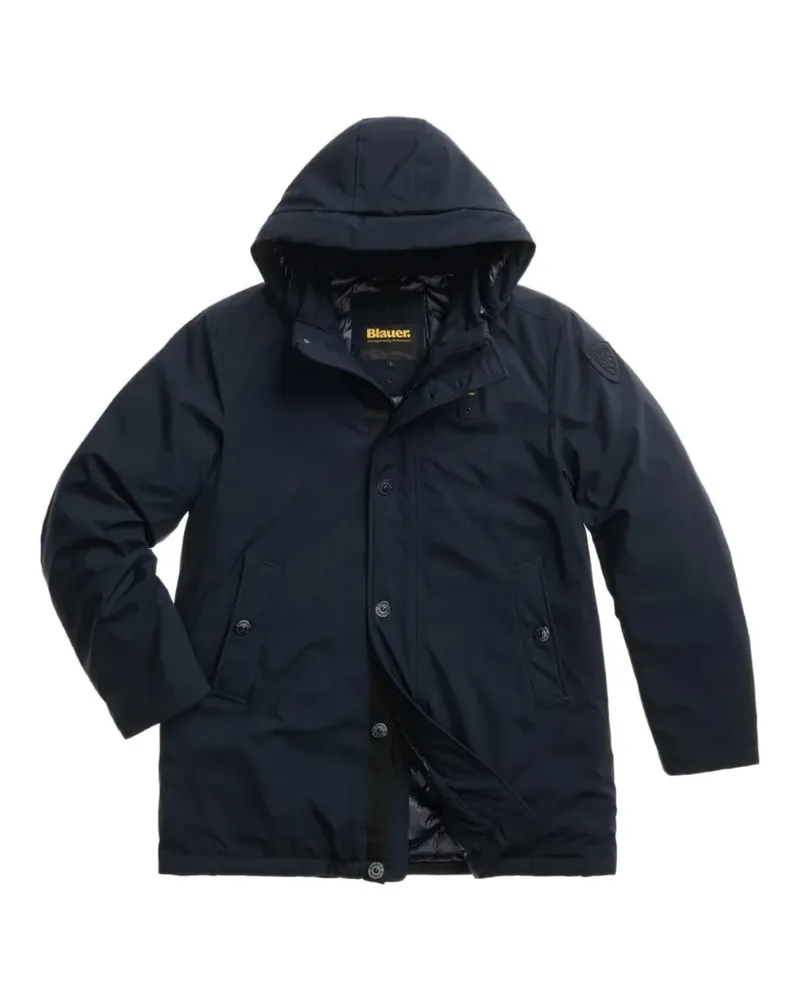Blauer Chester hooded coat Blau