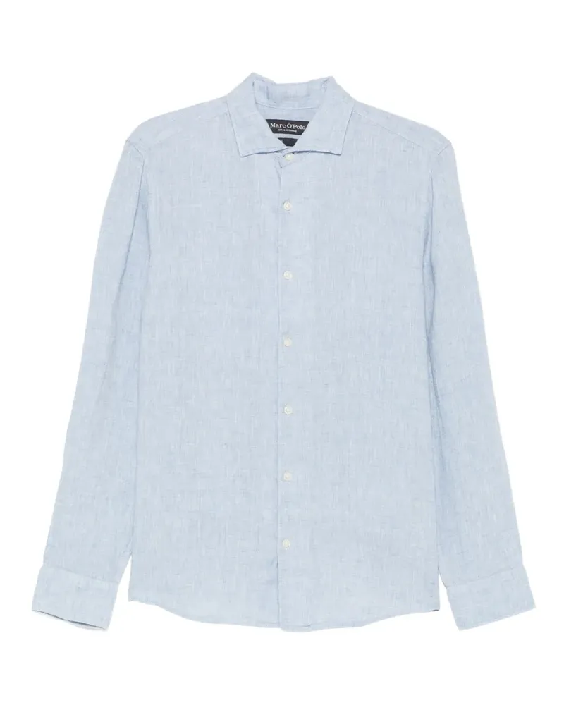 Marc O'Polo button-up long-sleeve shirt - Blau Blau
