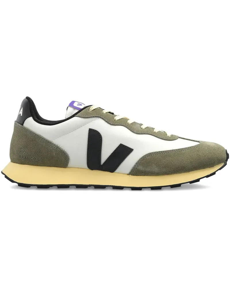 VEJA Sneakers aus Wildleder mit V-Logo - Grün Grün