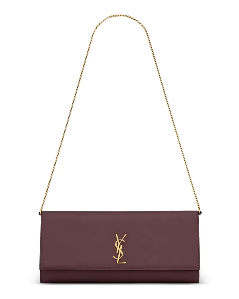 Saint Laurent Kate Clutch mit Kette - Rot Rot
