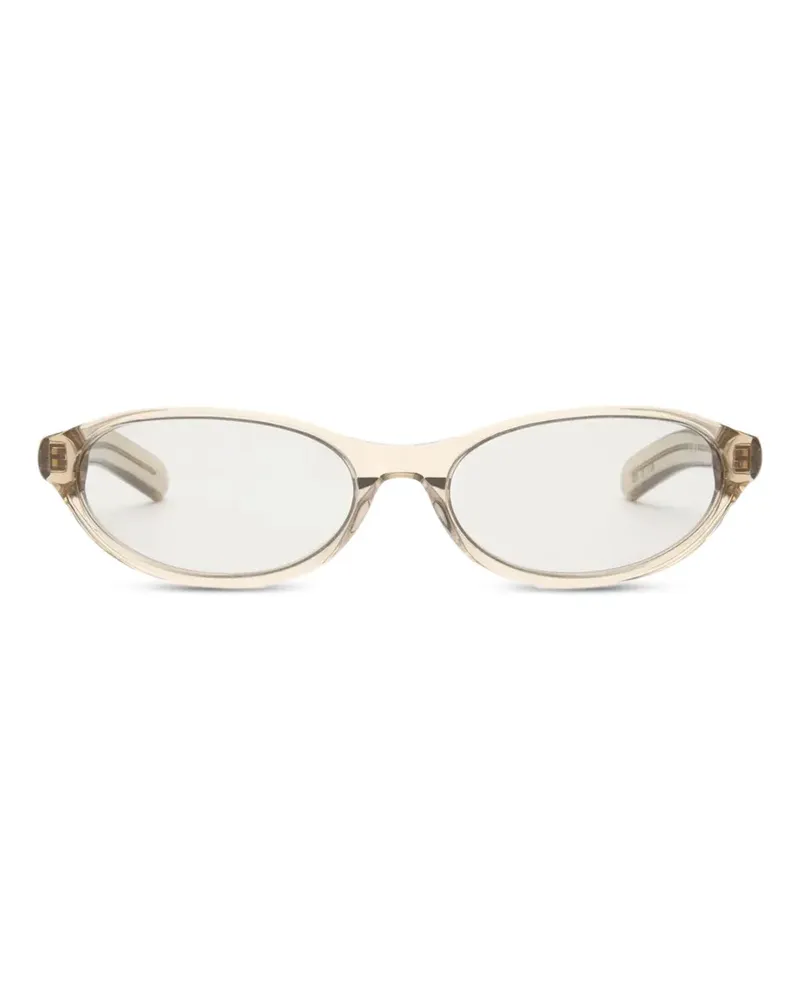 FLATLIST Olympia Sonnenbrille mit ovalem Gestell - Grau Grau