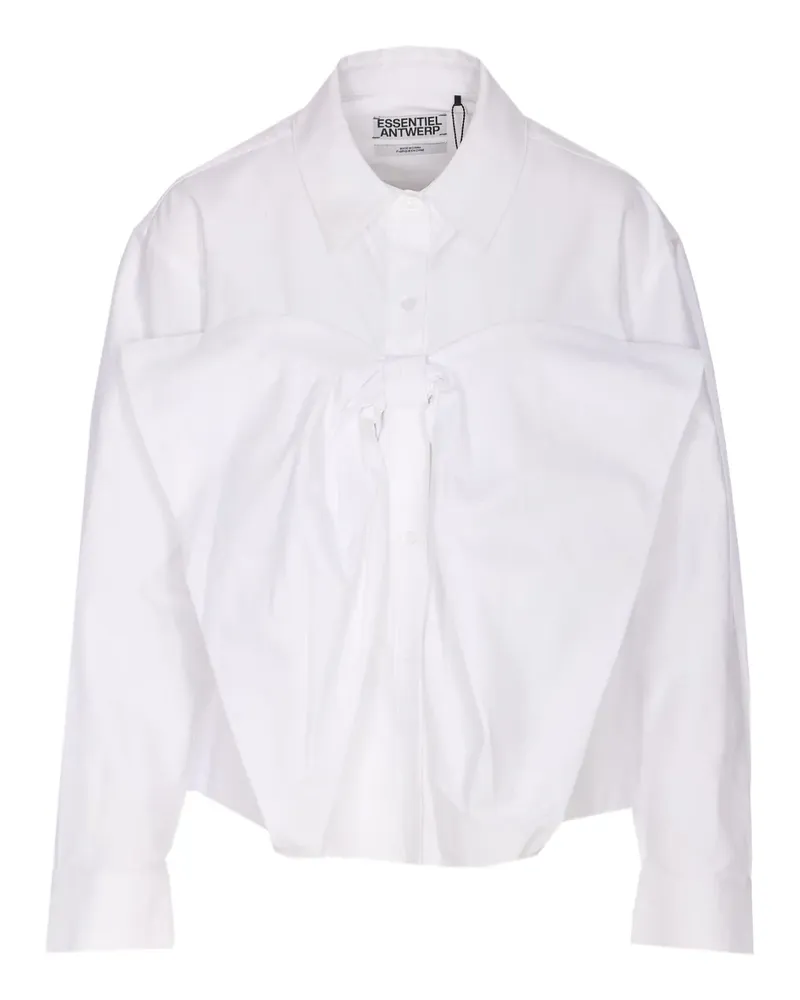 Essentiel bow shirt - Weiß Weiß