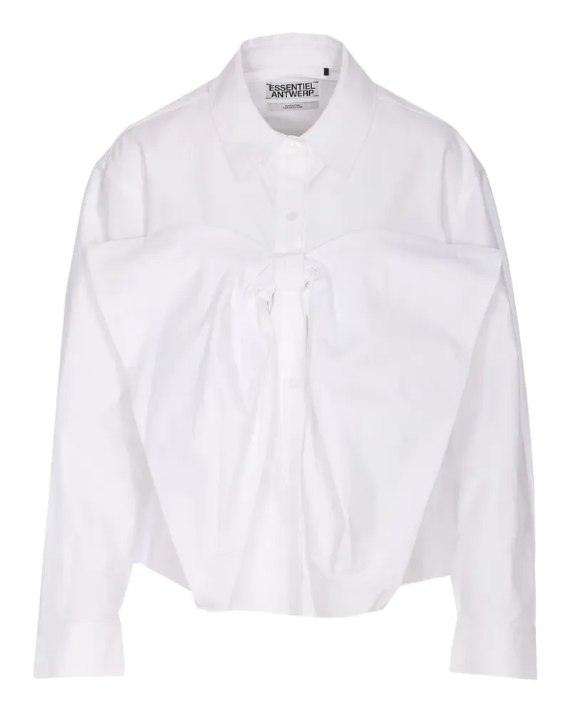 Essentiel bow shirt - Weiß Weiß