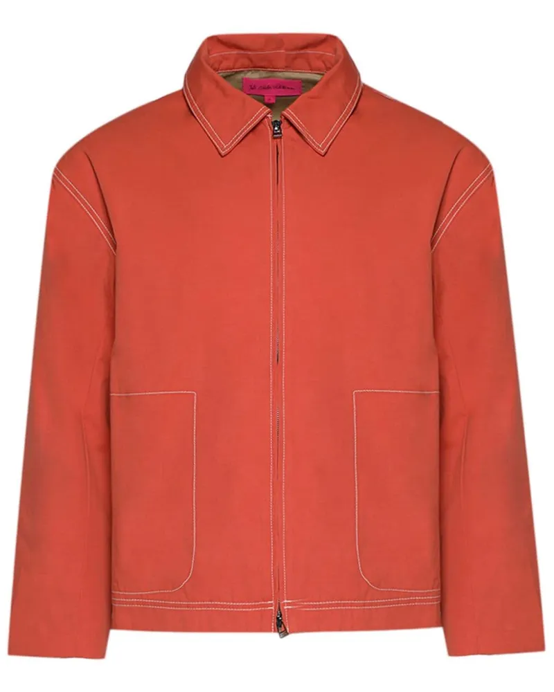 The Elder Statesman Silvano Jacke - Orange Orange