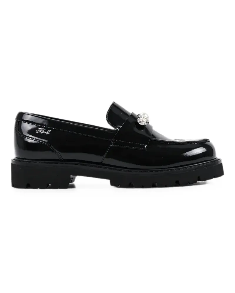 Karl Lagerfeld chunky-sole loafers - Schwarz Schwarz