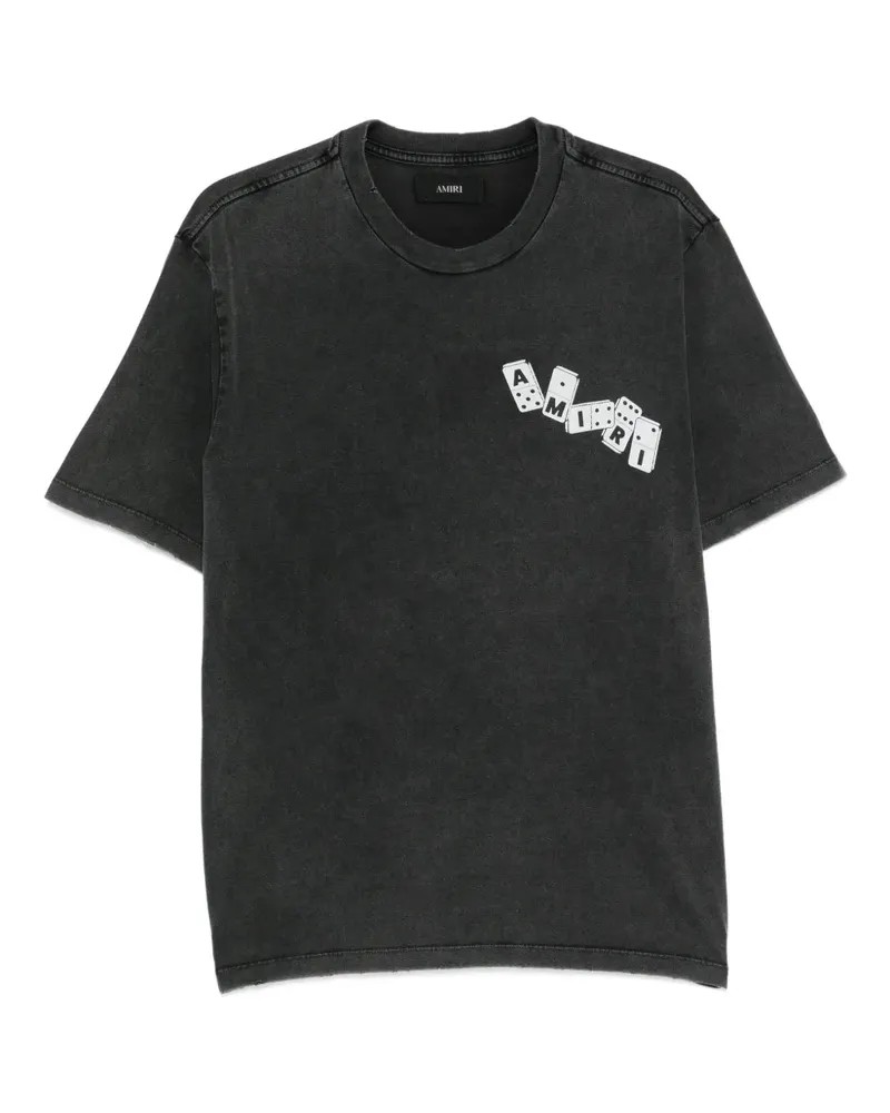 Amiri Domino graphic T-shirt - Schwarz Schwarz