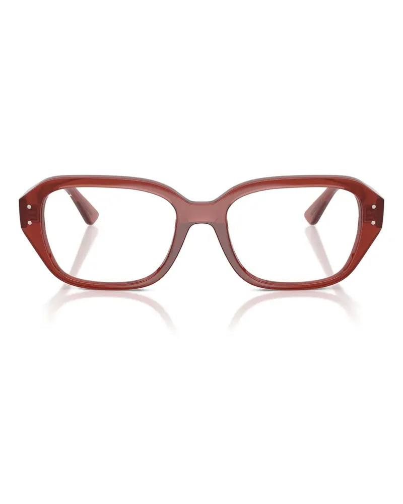 Ray Ban Brille mit eckigem Gestell - Braun Braun