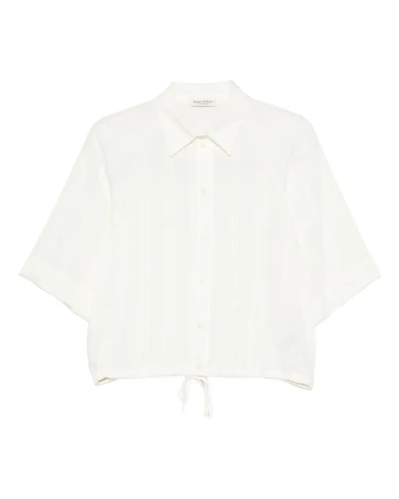 Marc O'Polo drawstring-hem shirt - Nude Nude
