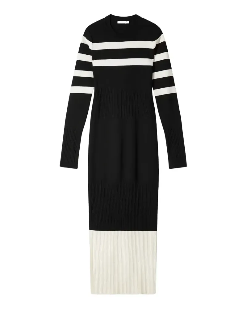 Patrizia Pepe Midikleid mit langen Ärmeln - Schwarz Schwarz