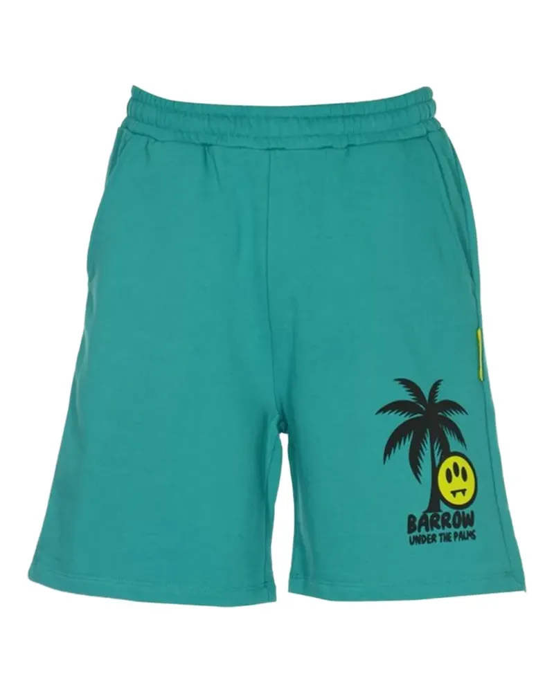 BARROW palm tree-print shorts - Grün Grün