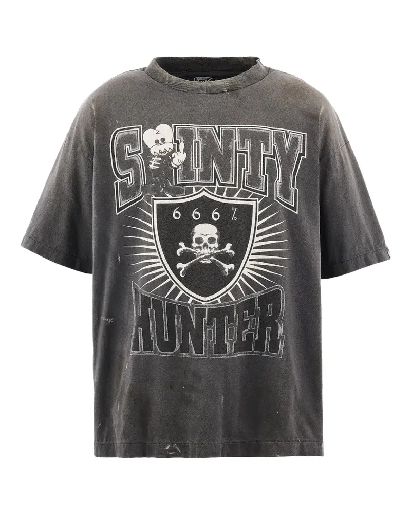 SAINT MXXXXXX Sainty Hunter graphic-print t-shirt - Grau Grau