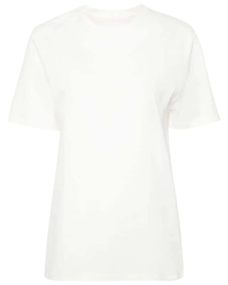 Jil Sander T-Shirt mit Logo-Print - Nude Nude