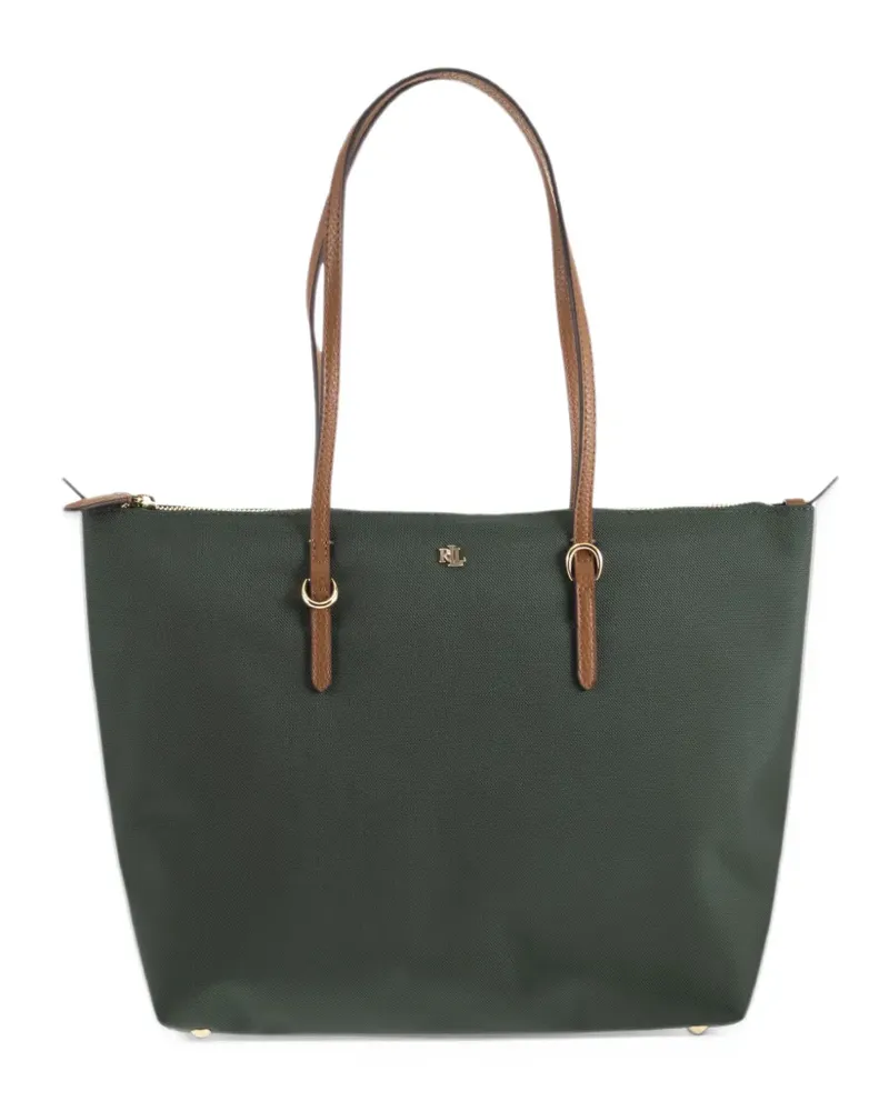 Ralph Lauren Keaton logo-plaque tote bag - Grün Grün