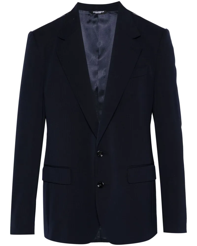 Dolce & Gabbana Einreihiges Sakko - Blau Blau