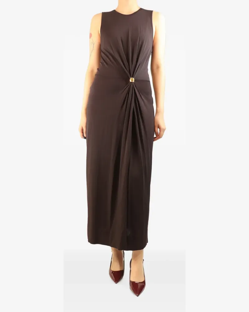 Altuzarra gathered midi dress - Braun Braun