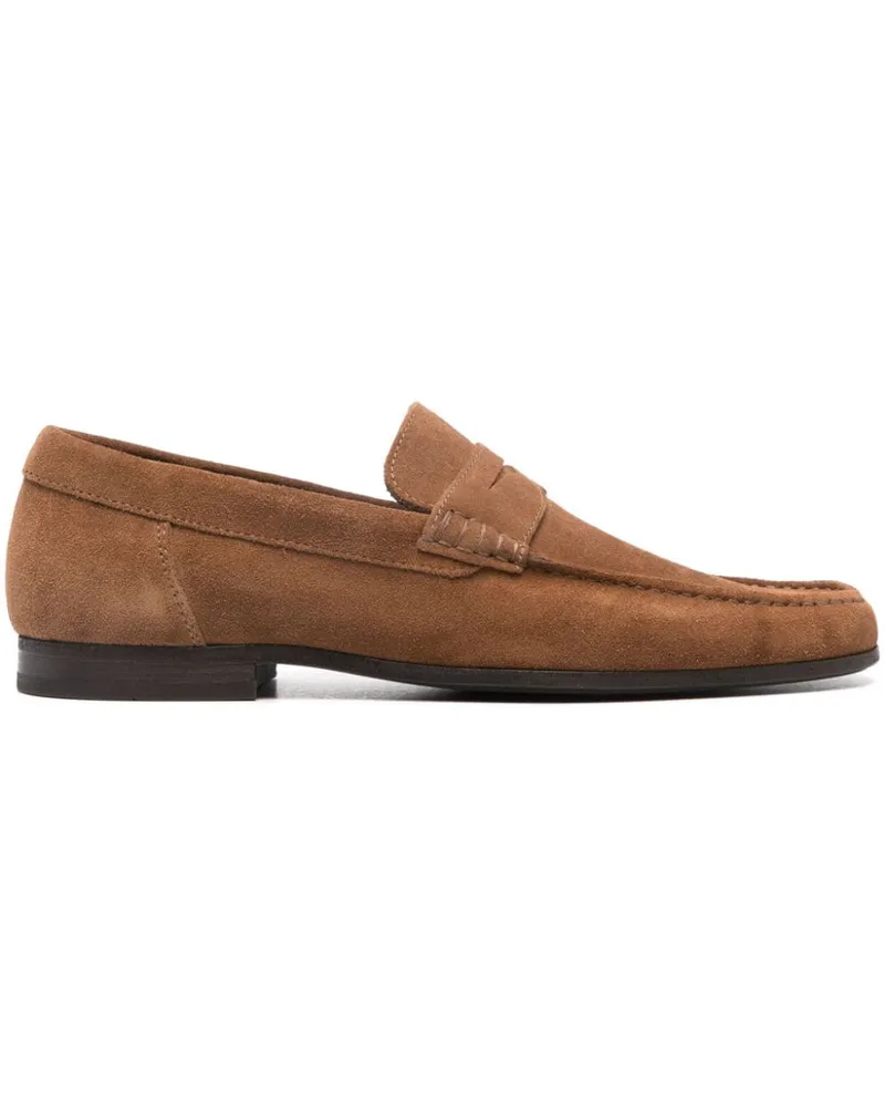 MOORER Casetti Loafer aus Wildleder - Braun Braun