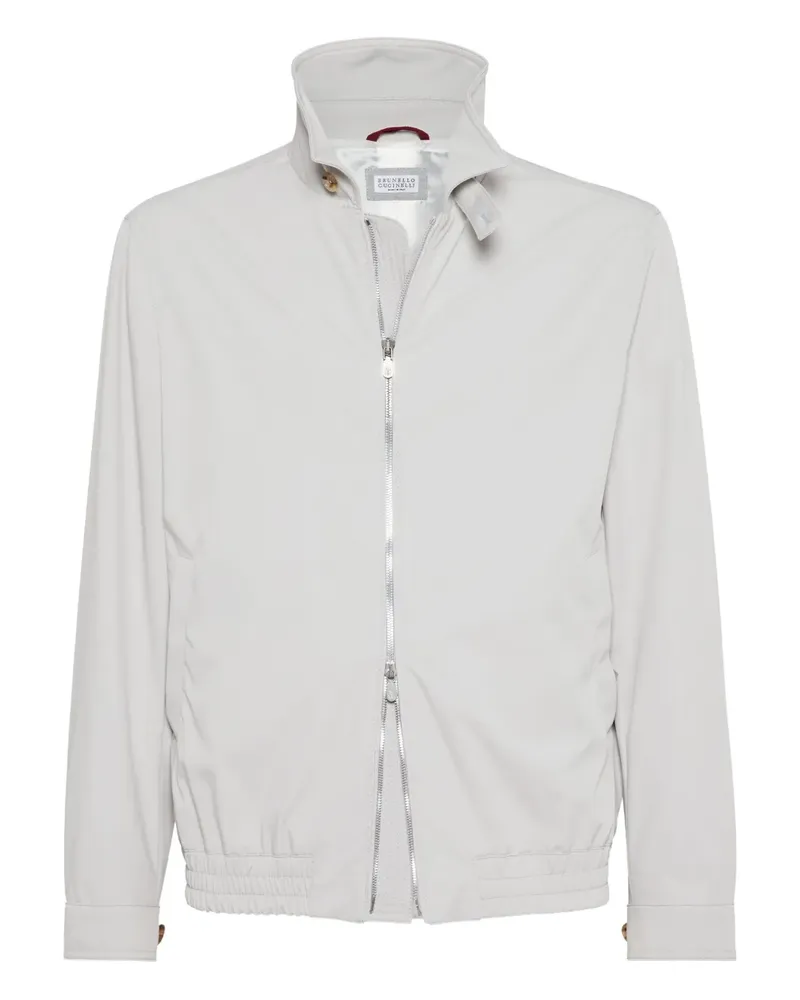 Brunello Cucinelli Bomberjacke mit Reißverschluss - Nude Nude