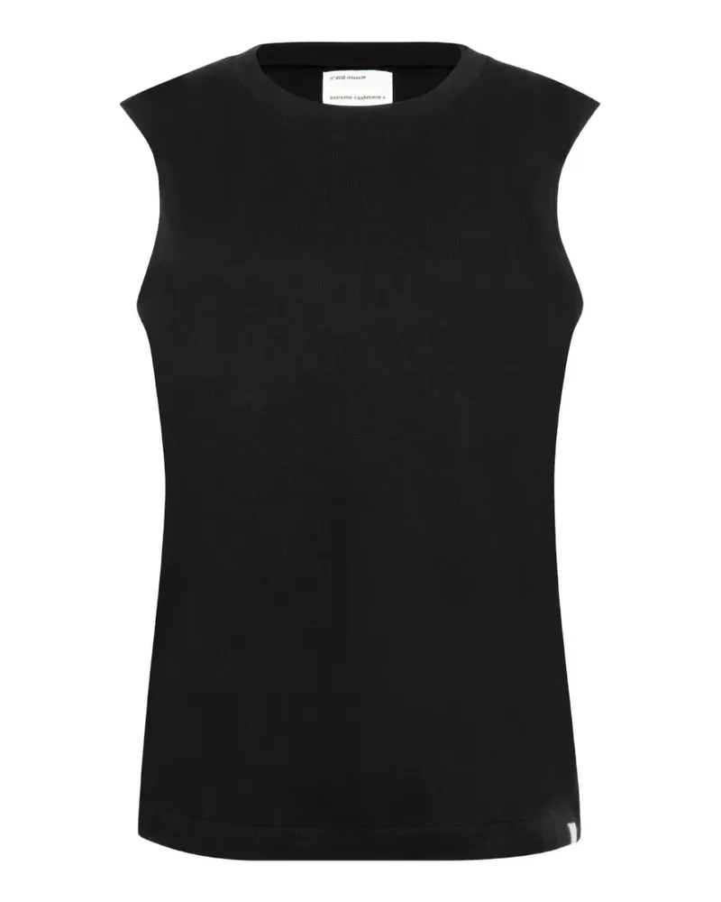 extreme cashmere Muscle sleeveless tank top - Schwarz Schwarz