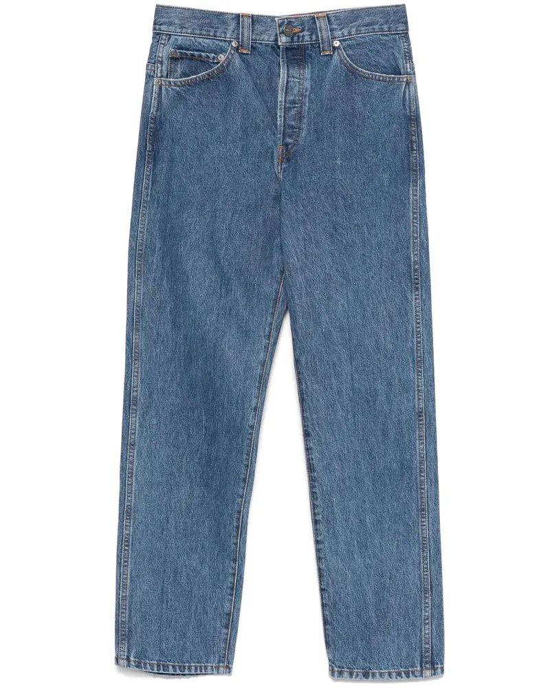 KHAITE Corben Straight-Leg-Jeans - Blau Blau