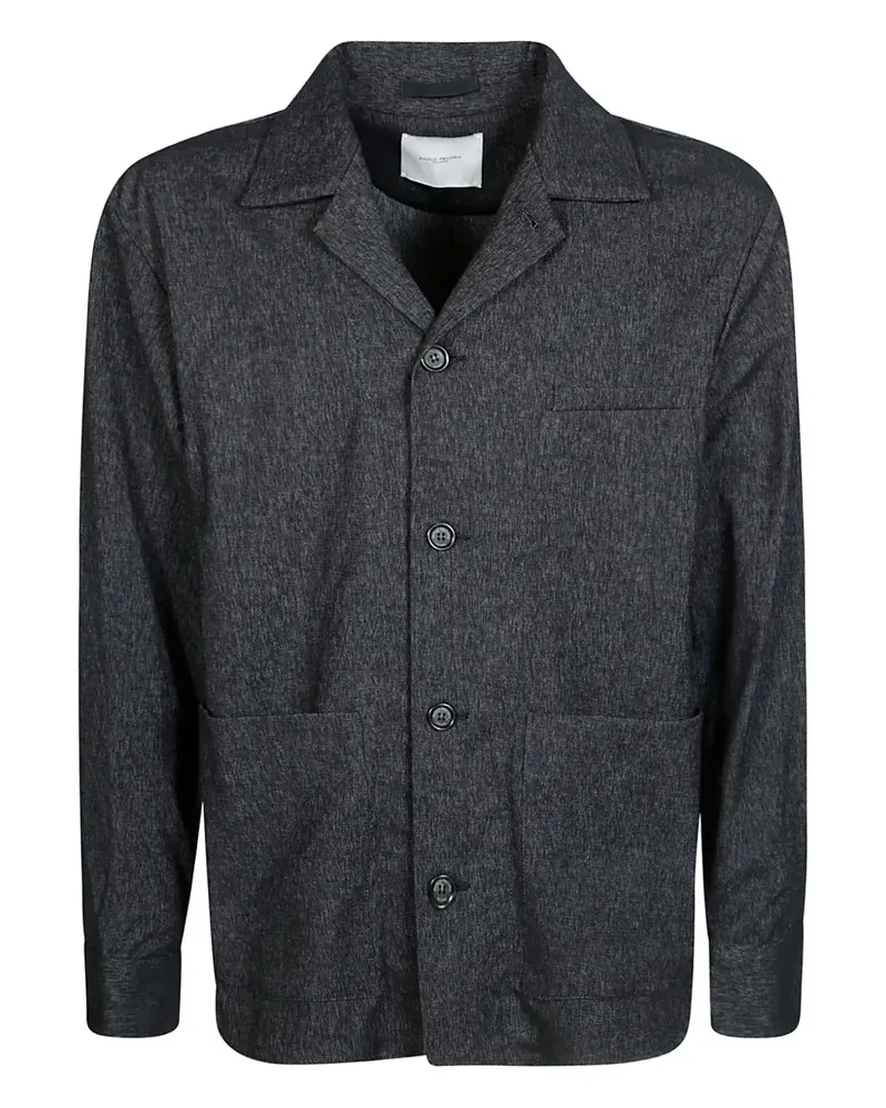 Paolo Pecora Milano single-breasted blazer - Schwarz Schwarz