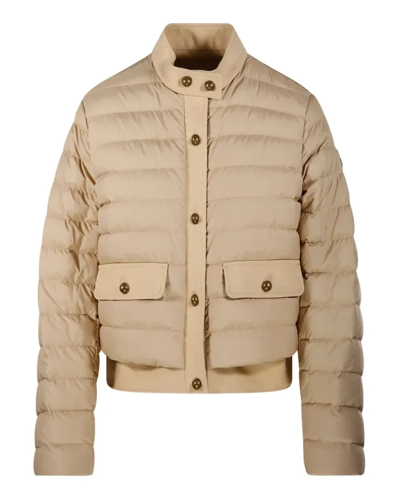 Moncler Wattierte Juju Jacke mit Knöpfen - Nude Nude