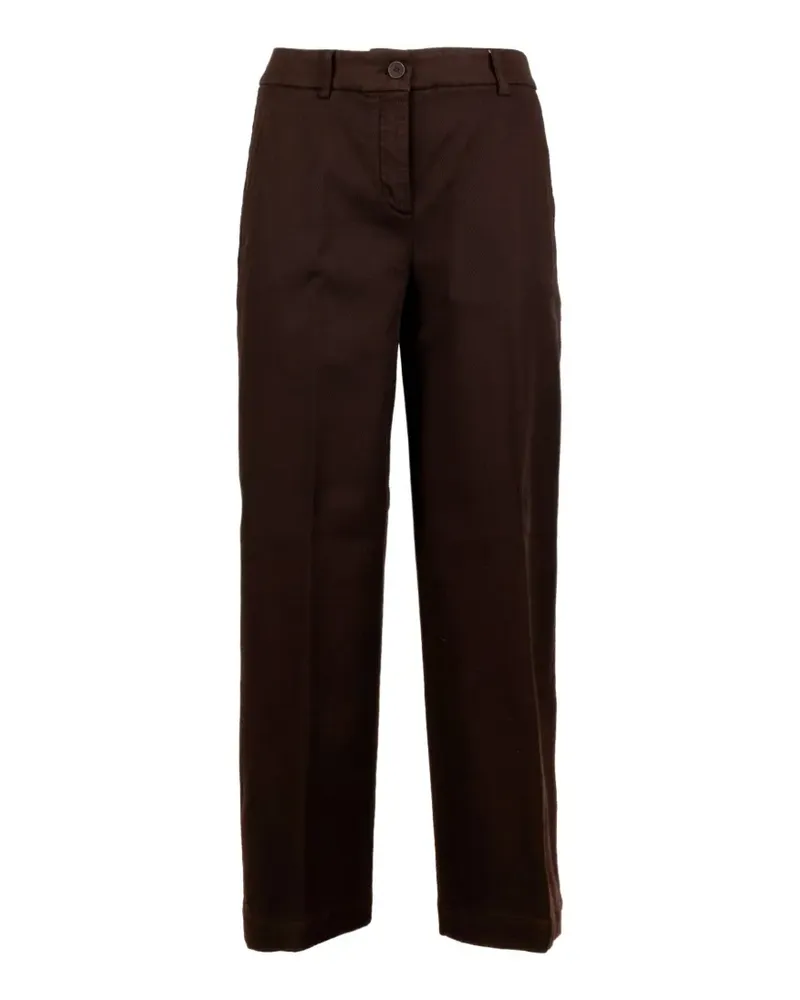 VIA MASINI 80 straight-leg trousers - Braun Braun