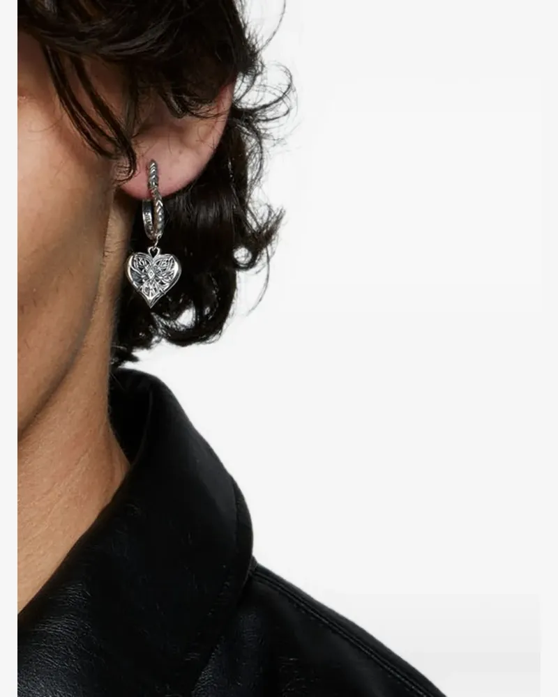 Emanuele Bicocchi Notre-Heart earring - Silber Silber