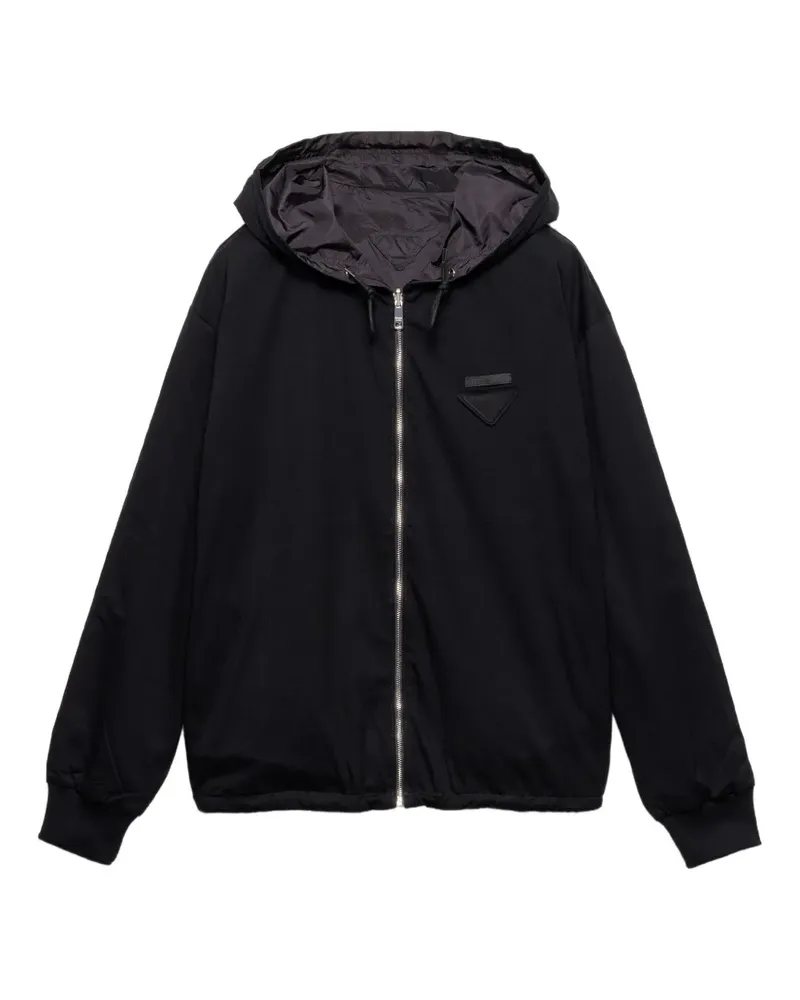 Prada Jacke aus Re-Nylon - Schwarz Schwarz