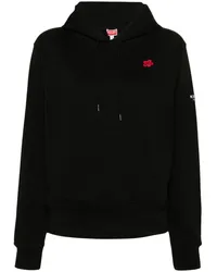 Kenzo Hoodie mit Boke Flower-Motiv Schwarz