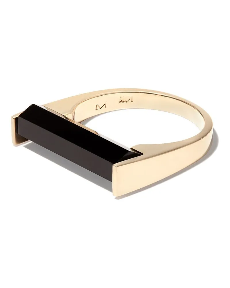 Luis Morais 14kt Gelbgold-Siegelring mit Onyx Gold