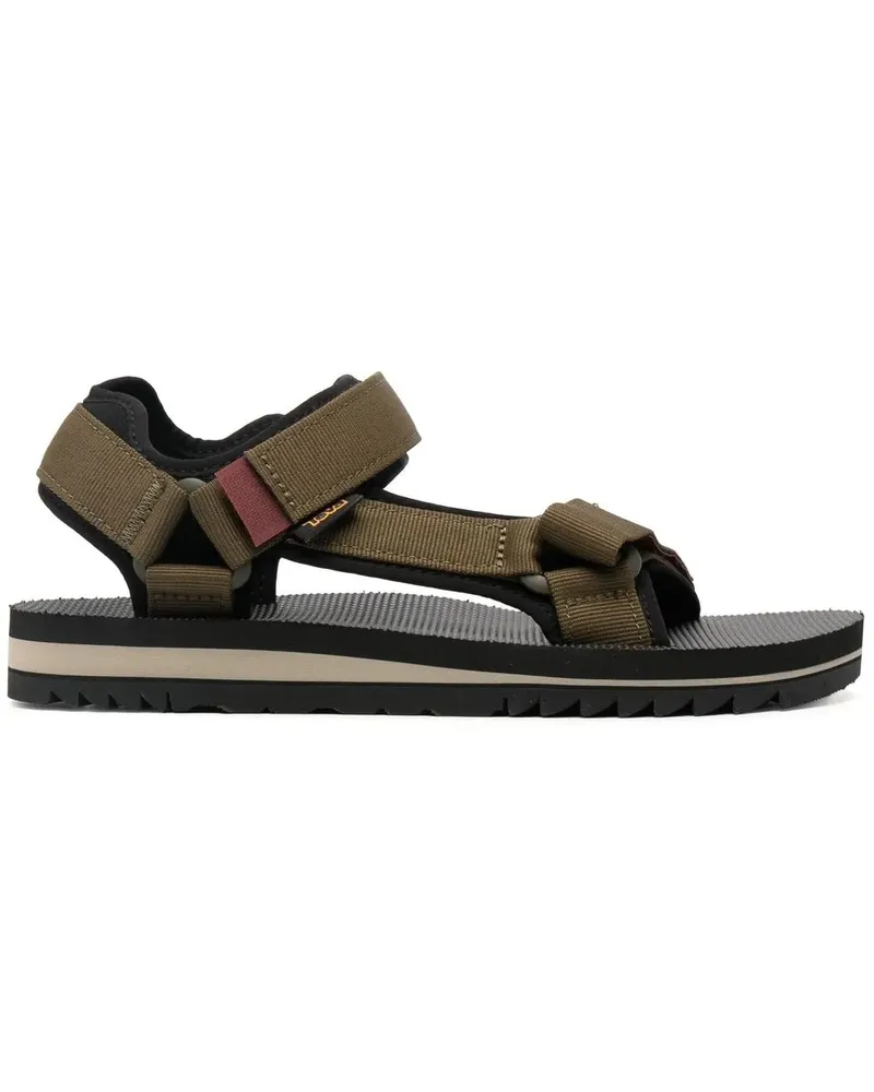 Teva Flache Universal Trail Sandalen - Grün Grün