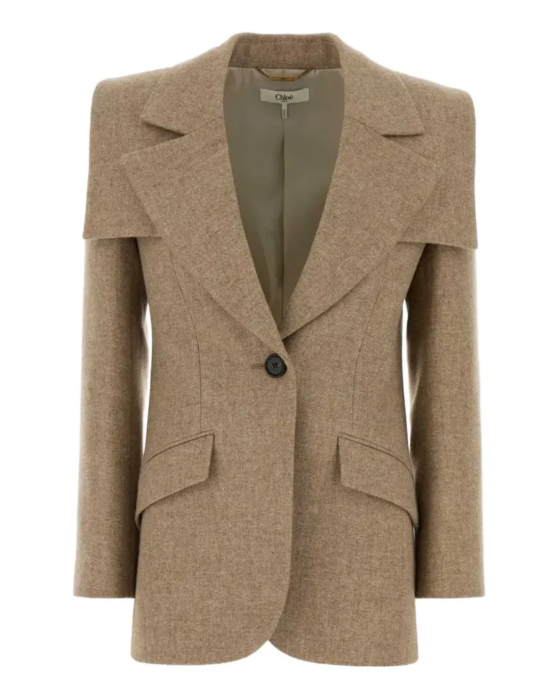 Chloé Blazer im Layering-Look - Nude Nude